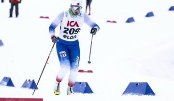 Kristrún Guðnadóttir keppir á sænska meistaramótinu í Falun 2026